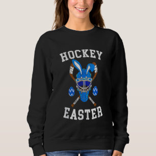 Sudadera Hockey Huevo de Pascua Caza Niños Niños Feliz Pasc
