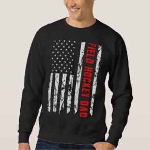 Sudadera Hockey masculino papá padre bandera estadounidense