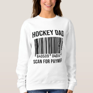 Sudadera Hockey Papá escanea por pago Deporte Día del Padre