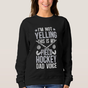 Sudadera Hockey Papa Voz Papá Papá De Un Juego De Hockey De
