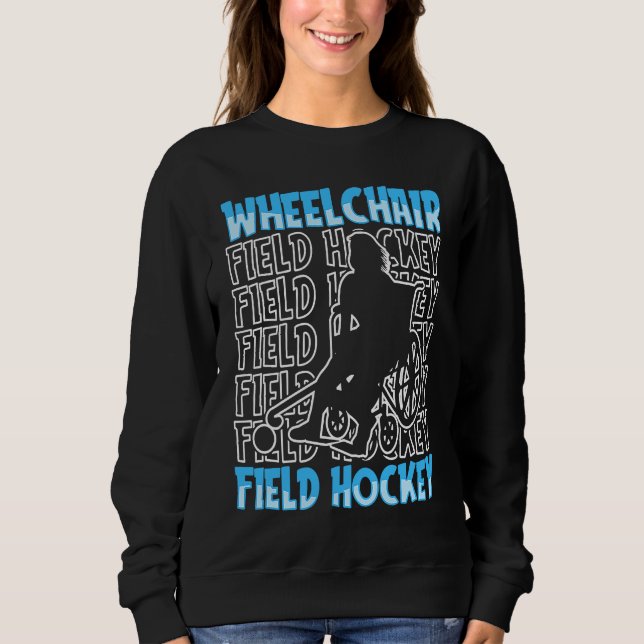 Sudadera Hockey Player Wheelchair Field Hockey (Anverso)