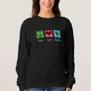 Sudadera Hockey sobre amor por la paz