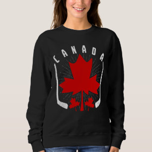 Sudadera Hockey sobre hielo Canadiense Orgullo Maple Leaf C