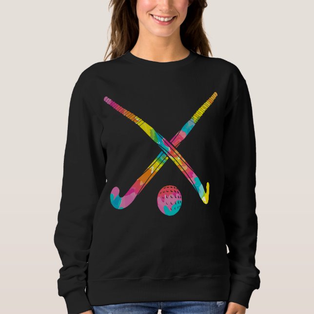 Sudadera Hockey sobre hielo con hippie de hippie de tres co (Anverso)