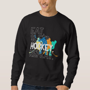Sudadera Hockey sobre hielo de repetición de hockey sobre h