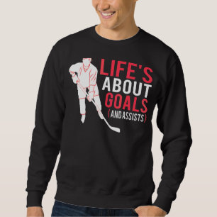 Sudadera Hockey sobre hielo para niño Chica 'la vida se tra
