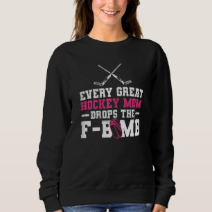 Sudadera Hockey Sobre Hielo Para Una Madre Hockey