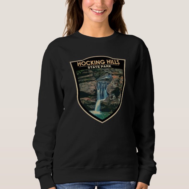 Sudadera Hocking Hills State Park Ohio Art  (Anverso)