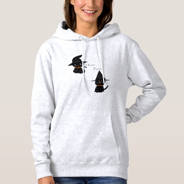 Sudadera Hocus Pocus Gatos Negros (Anverso)