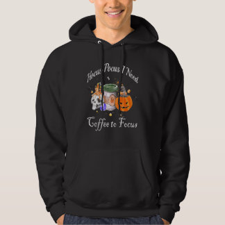 Sudadera Hocus Pocus I Need Coffee to Focus Halloween Teach