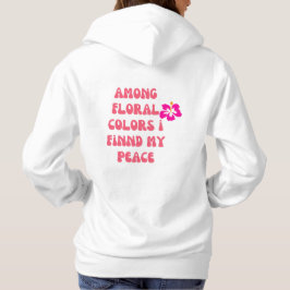 Sudadera Hoddie con frase motivadora en rosa