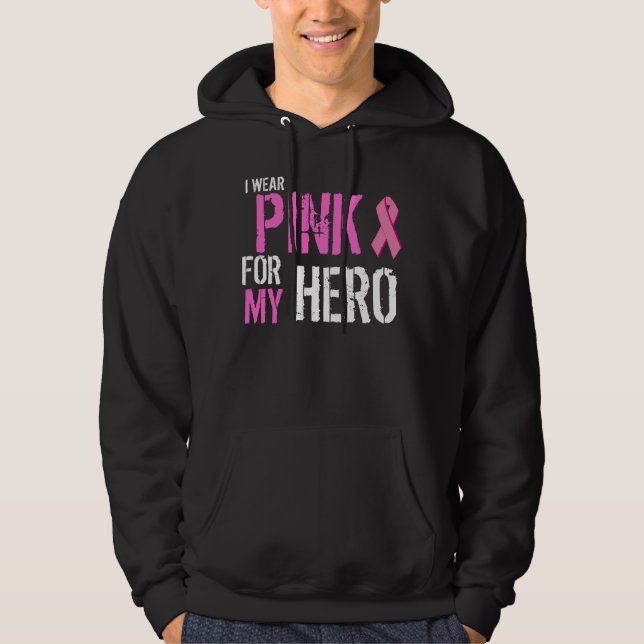 Sudadera Hoddie de la conciencia del cáncer de pecho (Anverso)
