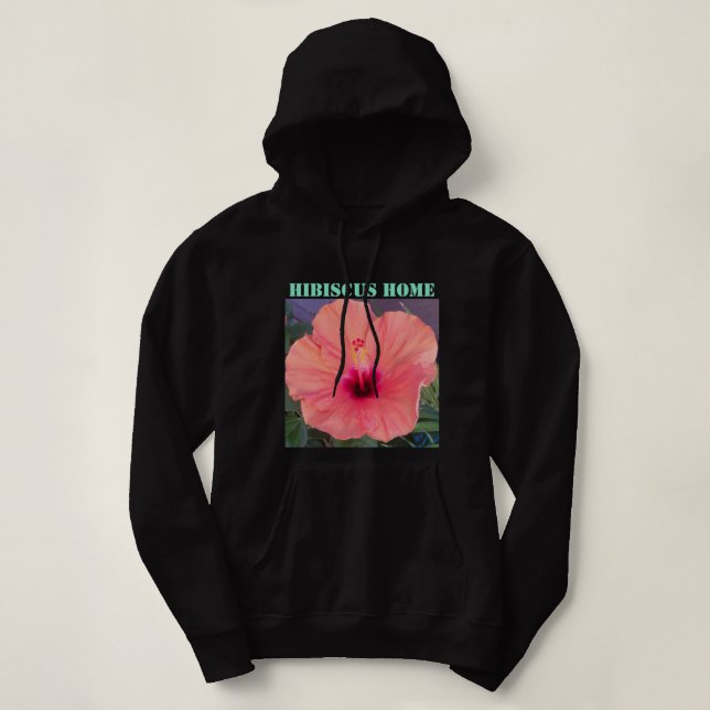 SUDADERA HOGAR DE HIBISCO (Diseño del anverso)