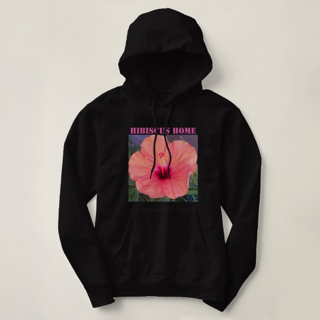 SUDADERA HOGAR DE HIBISCO (Diseño del anverso)