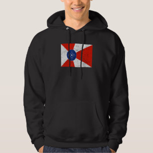 Sudadera Hogar de Kansas con bandera Wichita de época retro