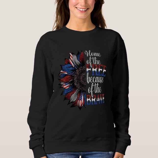 Sudadera Hogar De Los Libres Por El Valiente Girasol (Anverso)