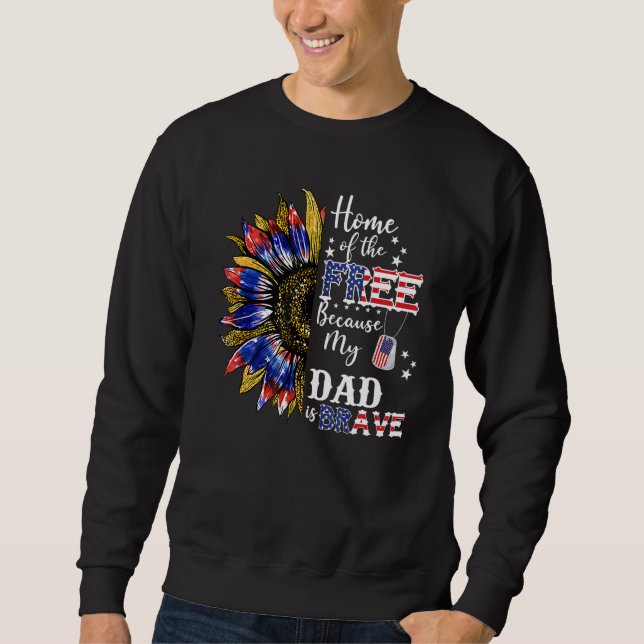 Sudadera Hogar De Los Libres Porque Mi Papá Es Valiente Est (Anverso)