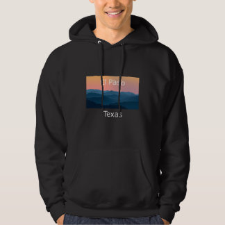 Sudadera Hogar del atardecer de la montaña de El Paso