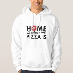 Sudadera Hogar Es Donde Está La Pizza