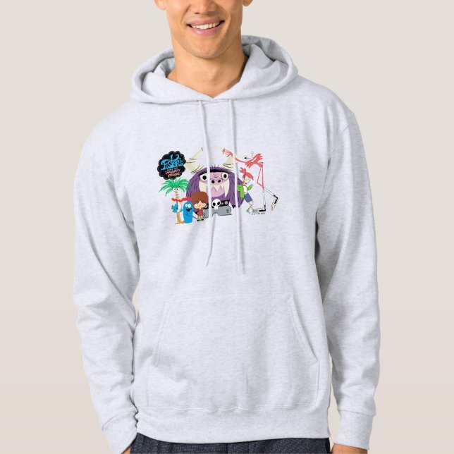 Sudadera Hogar Foster para amigos imaginarios | Colgar fuer (Anverso)