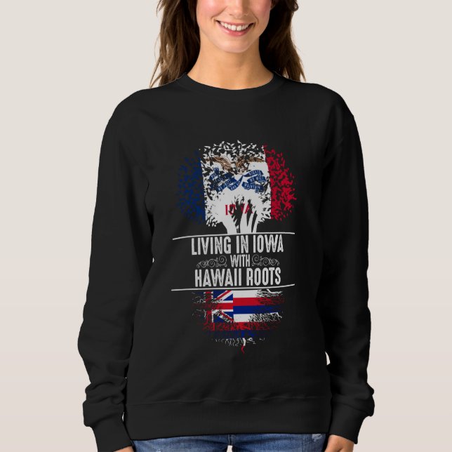 Sudadera Hogar Hawaii Rota Bandera Estatal Orgulloso Amor (Anverso)