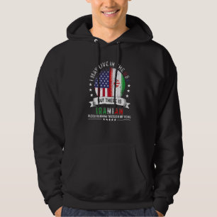 Sudadera Hogar iraní estadounidense en EE. UU. Patriot esta