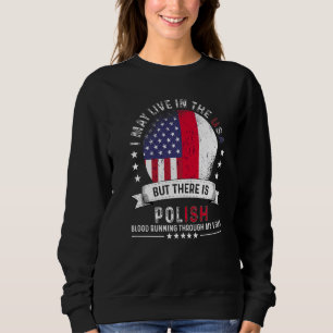 Sudadera Hogar polaco estadounidense en la Polonia estadoun