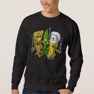 Sudadera Hogares Graciosos Por Vida Weed 3