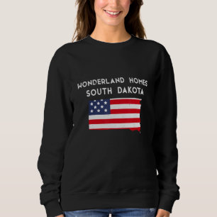 Sudadera Hogares Wonderland Dakota del Sur Estados Unidos A