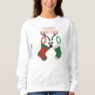 Sudadera ¡HOHOHO! Que tengas un buen día de Navidades con c