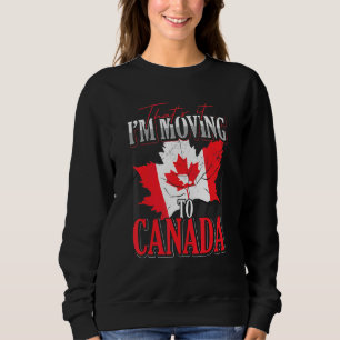 Sudadera Hoja de Arce Canadá País Bandera Canadiense Canadá