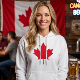 Sudadera Hoja de Arce Canadiense