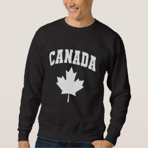 Sudadera Hoja de arce canadiense con bandera de Canadá