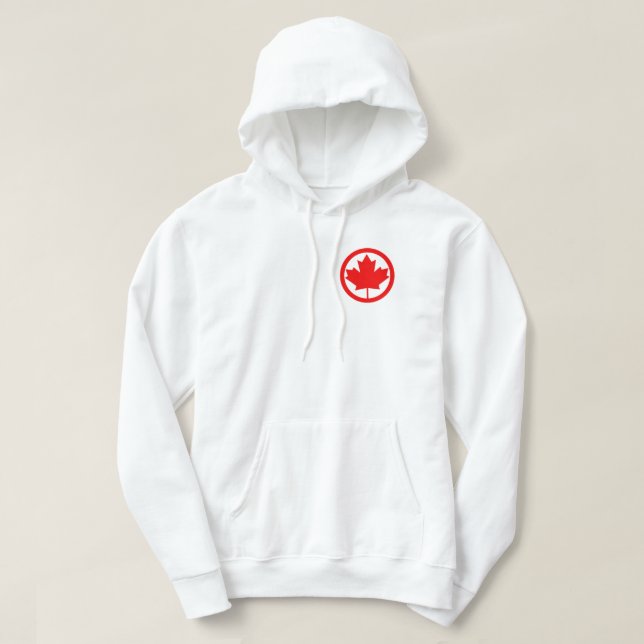 Sudadera Hoja de Arce de Canadá   (Diseño del anverso)