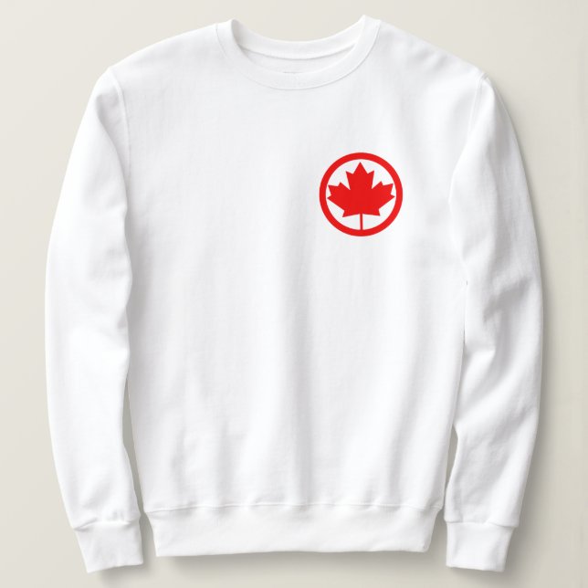 Sudadera Hoja de Arce de Canadá (Anverso del diseño)
