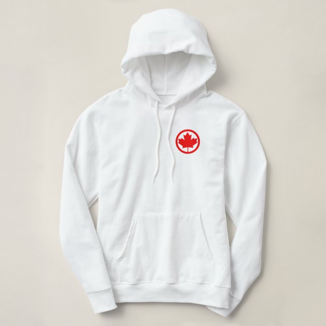Sudadera Hoja de Arce de Canadá (Diseño del anverso)