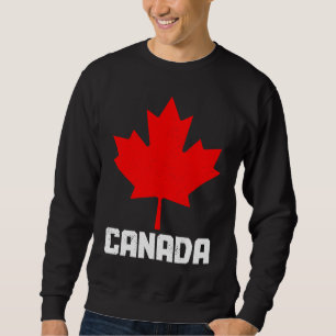 Sudadera Hoja de Arce de Canadá Bandera Canadiense Orgullo 