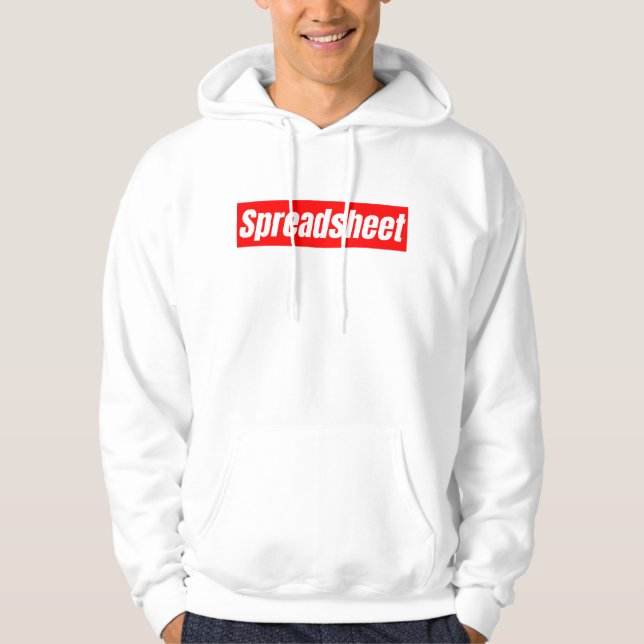 Sudadera Hoja de cálculo - Contable divertido (Anverso)