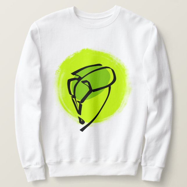 Sudadera Hoja Verde (Anverso del diseño)