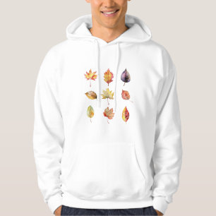 Sudadera Hojas de Acuarela de Otoño Gráfica
