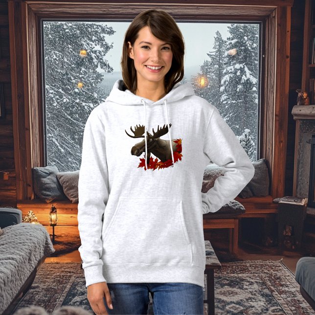 Sudadera Hojas de arce rojas de Moose (Subido por el creador)