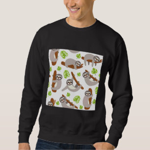 Sudadera Hojas de eslogan cúrcuta