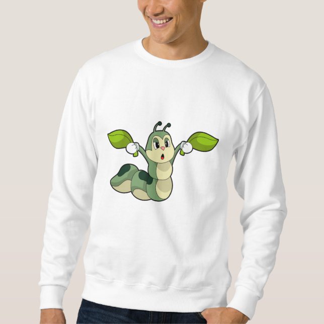 Sudadera Hojas de oruga (Anverso)