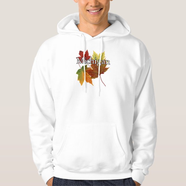 SUDADERA HOJAS DE OTOÑO EN MICHIGAN (Anverso)