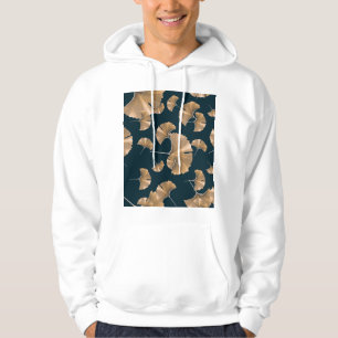 Sudadera Hojas de palma de ginko tropical, patrón hawaiano.