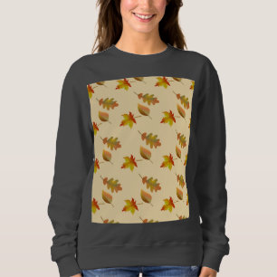 Sudadera Hojas de roble acogedoras de arce de otoño