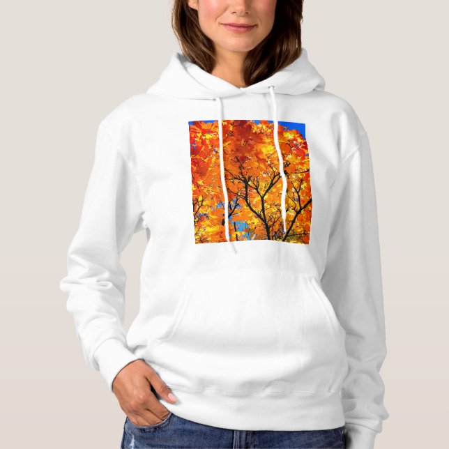 Sudadera hojas naranjas (Anverso)