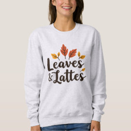 Sudadera Hojas y Lattes