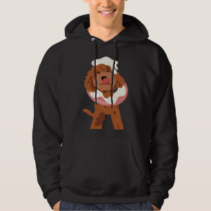 Sudadera Hoku El amante del donut del perro caniche