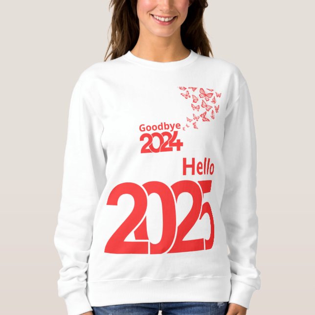 Sudadera Hola 2025 (Anverso)